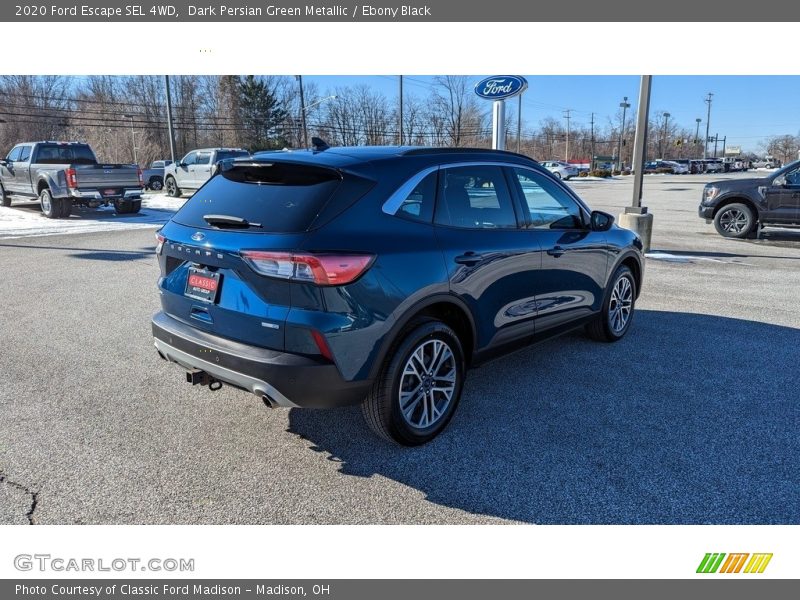 Dark Persian Green Metallic / Ebony Black 2020 Ford Escape SEL 4WD