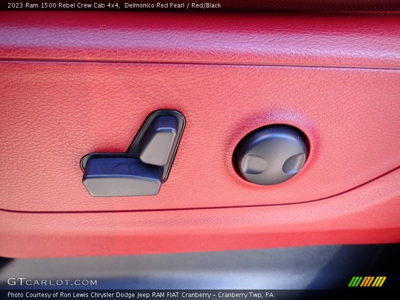 Delmonico Red Pearl / Red/Black 2023 Ram 1500 Rebel Crew Cab 4x4