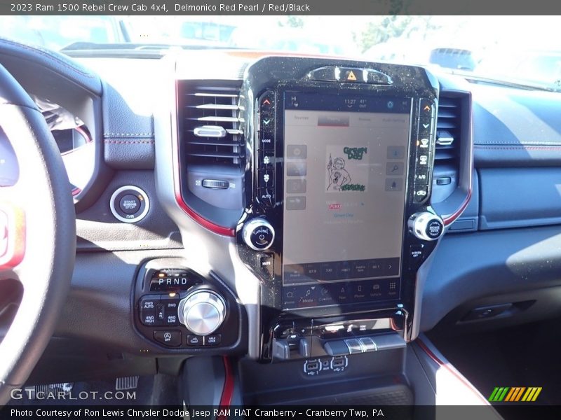 Delmonico Red Pearl / Red/Black 2023 Ram 1500 Rebel Crew Cab 4x4