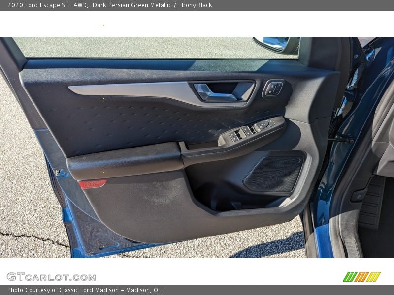 Dark Persian Green Metallic / Ebony Black 2020 Ford Escape SEL 4WD