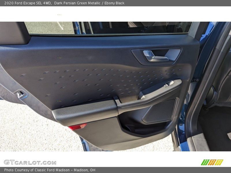 Dark Persian Green Metallic / Ebony Black 2020 Ford Escape SEL 4WD