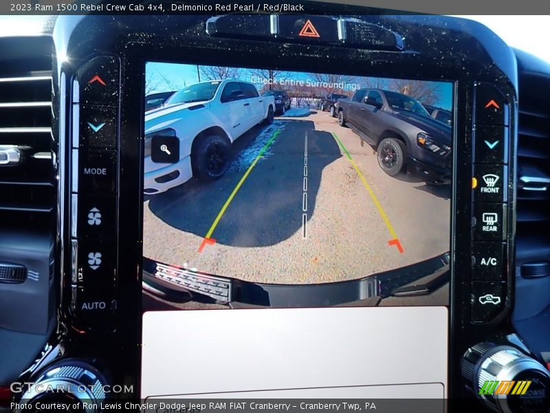 Delmonico Red Pearl / Red/Black 2023 Ram 1500 Rebel Crew Cab 4x4