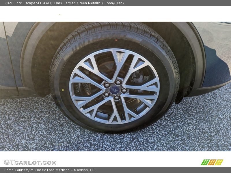 Dark Persian Green Metallic / Ebony Black 2020 Ford Escape SEL 4WD