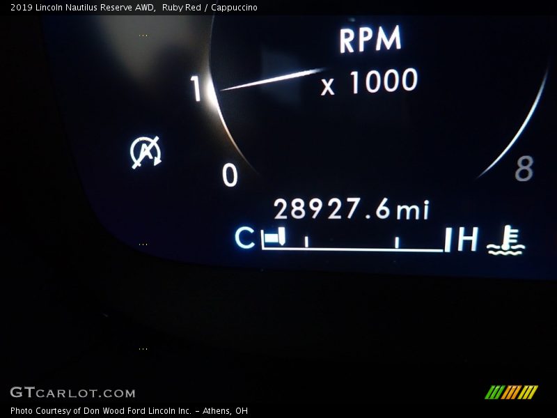 Ruby Red / Cappuccino 2019 Lincoln Nautilus Reserve AWD