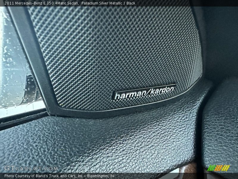 Palladium Silver Metallic / Black 2011 Mercedes-Benz E 350 4Matic Sedan