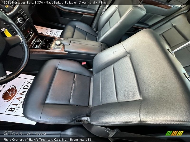 Palladium Silver Metallic / Black 2011 Mercedes-Benz E 350 4Matic Sedan