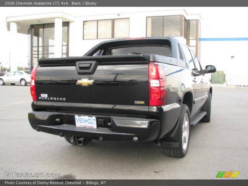 Black / Ebony 2008 Chevrolet Avalanche LTZ 4x4