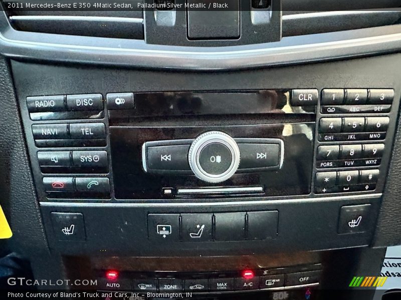 Palladium Silver Metallic / Black 2011 Mercedes-Benz E 350 4Matic Sedan
