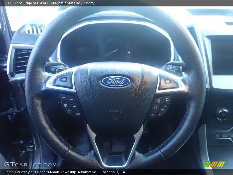 Magnetic Metallic / Ebony 2020 Ford Edge SEL AWD