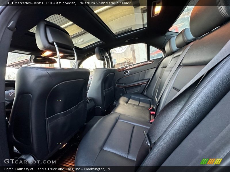 Palladium Silver Metallic / Black 2011 Mercedes-Benz E 350 4Matic Sedan