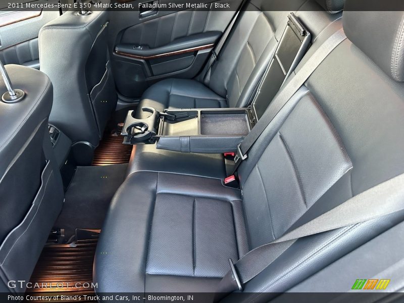 Palladium Silver Metallic / Black 2011 Mercedes-Benz E 350 4Matic Sedan
