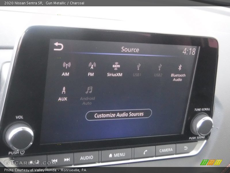 Gun Metallic / Charcoal 2020 Nissan Sentra SR