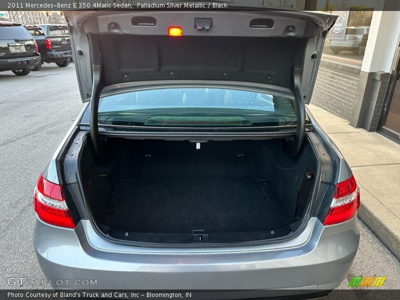 Palladium Silver Metallic / Black 2011 Mercedes-Benz E 350 4Matic Sedan