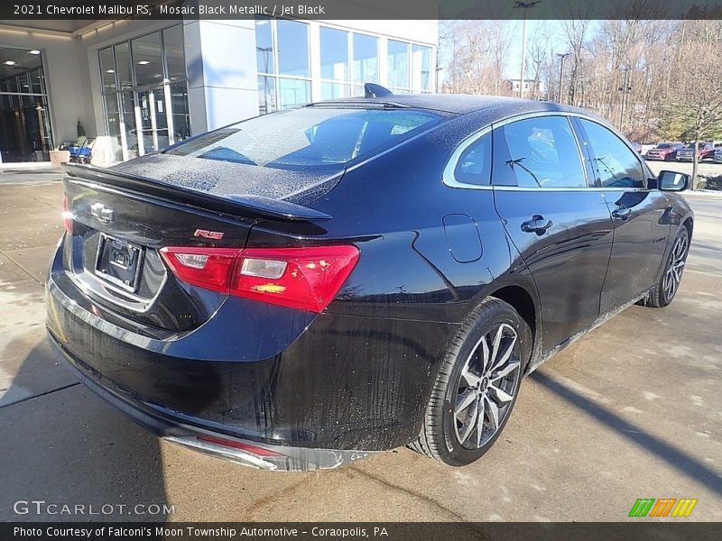 Mosaic Black Metallic / Jet Black 2021 Chevrolet Malibu RS