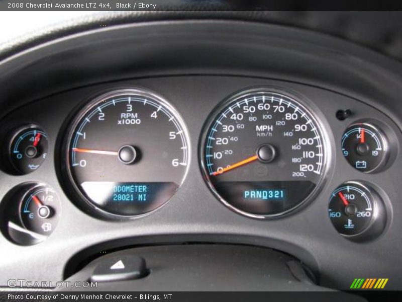 Black / Ebony 2008 Chevrolet Avalanche LTZ 4x4