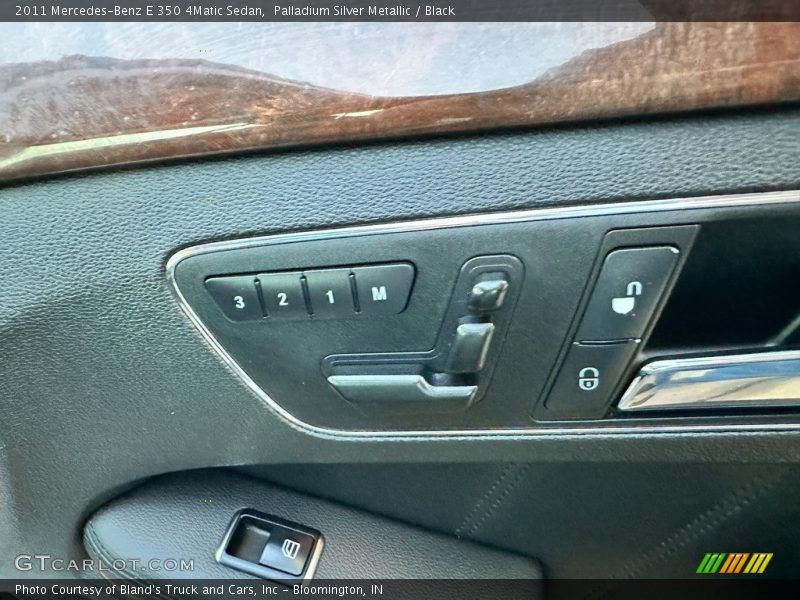 Palladium Silver Metallic / Black 2011 Mercedes-Benz E 350 4Matic Sedan