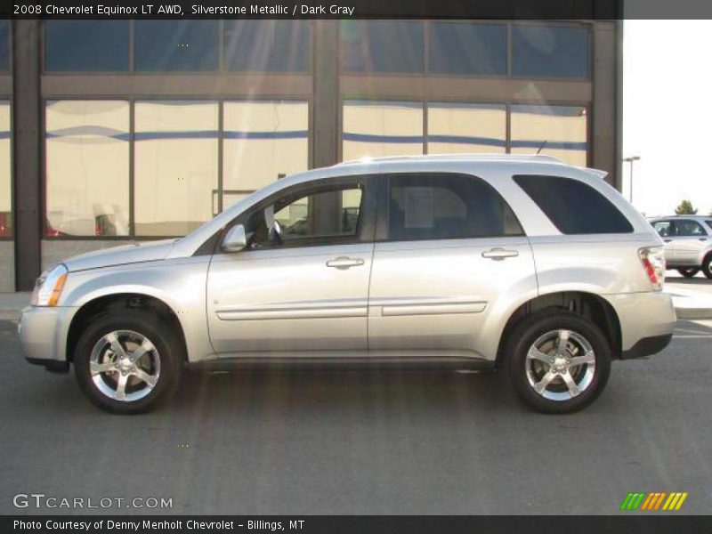 Silverstone Metallic / Dark Gray 2008 Chevrolet Equinox LT AWD