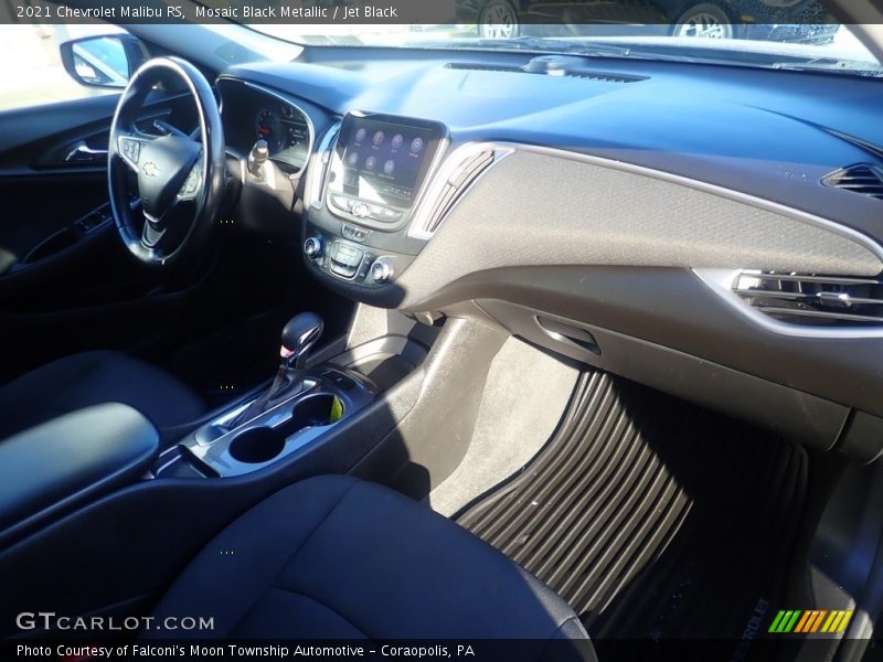 Mosaic Black Metallic / Jet Black 2021 Chevrolet Malibu RS
