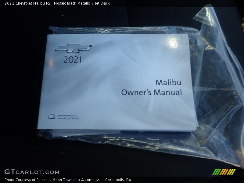 Mosaic Black Metallic / Jet Black 2021 Chevrolet Malibu RS