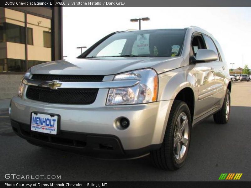Silverstone Metallic / Dark Gray 2008 Chevrolet Equinox LT AWD