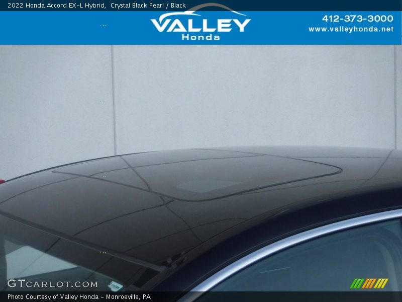 Crystal Black Pearl / Black 2022 Honda Accord EX-L Hybrid