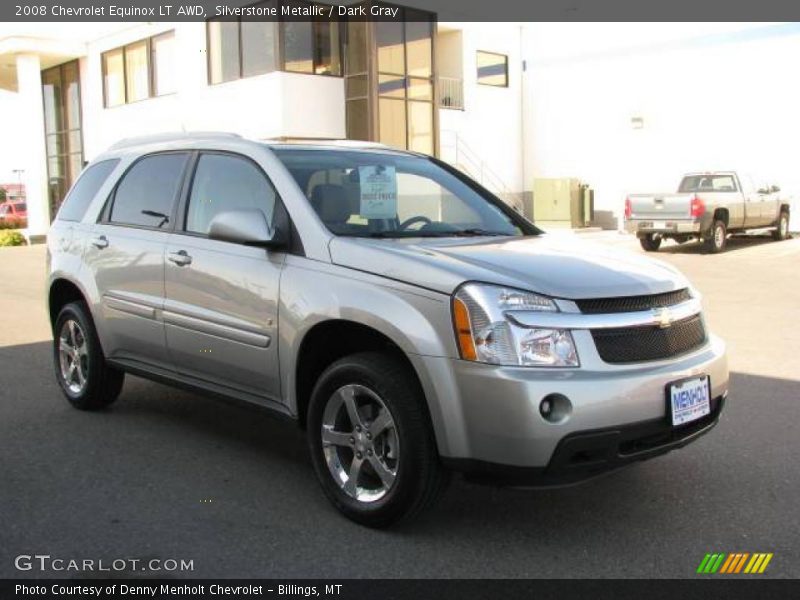 Silverstone Metallic / Dark Gray 2008 Chevrolet Equinox LT AWD