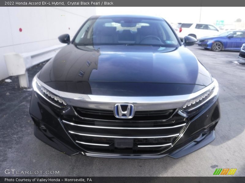 Crystal Black Pearl / Black 2022 Honda Accord EX-L Hybrid