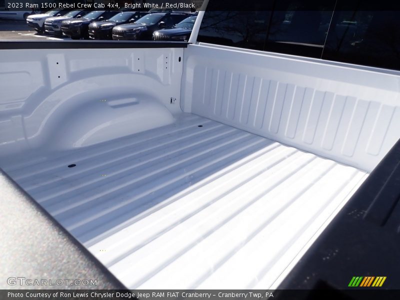 Bright White / Red/Black 2023 Ram 1500 Rebel Crew Cab 4x4