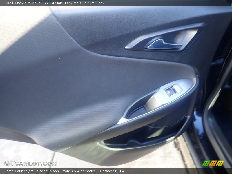 Mosaic Black Metallic / Jet Black 2021 Chevrolet Malibu RS
