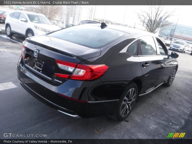 Crystal Black Pearl / Black 2022 Honda Accord EX-L Hybrid