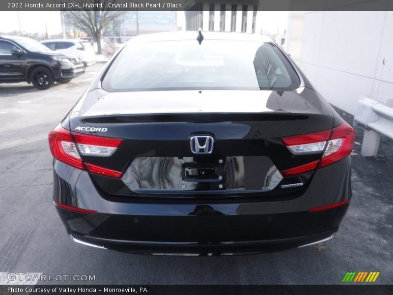 Crystal Black Pearl / Black 2022 Honda Accord EX-L Hybrid