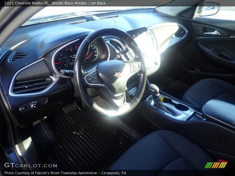 Mosaic Black Metallic / Jet Black 2021 Chevrolet Malibu RS