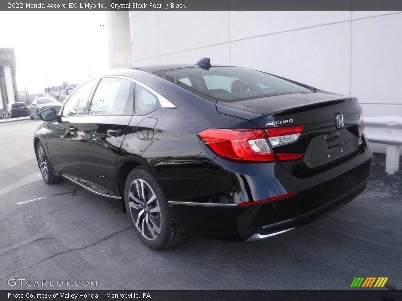 Crystal Black Pearl / Black 2022 Honda Accord EX-L Hybrid