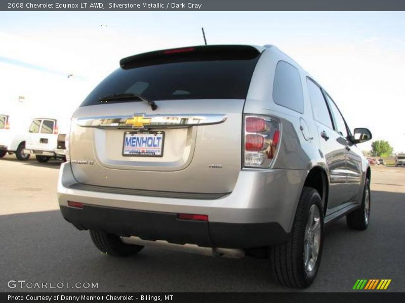 Silverstone Metallic / Dark Gray 2008 Chevrolet Equinox LT AWD