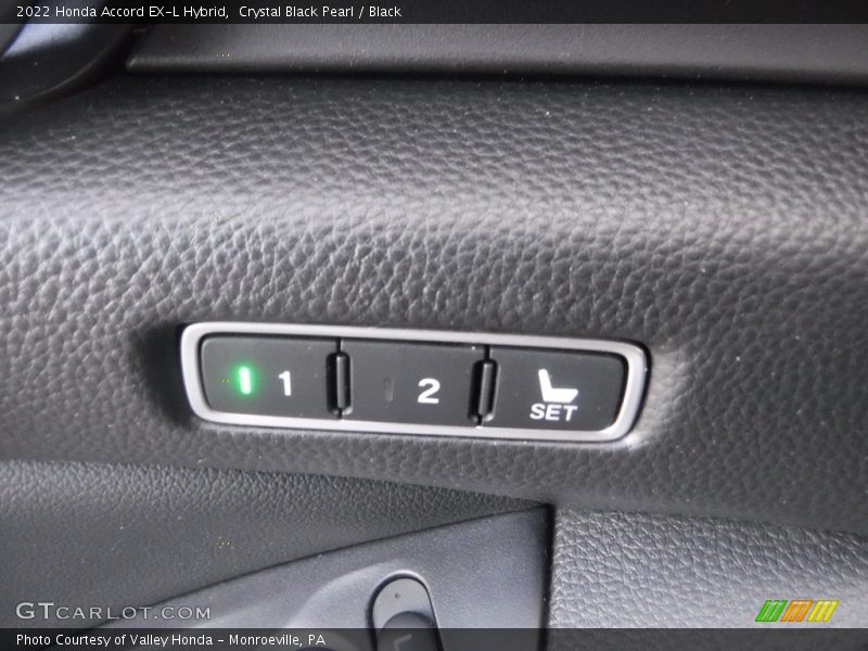 Crystal Black Pearl / Black 2022 Honda Accord EX-L Hybrid