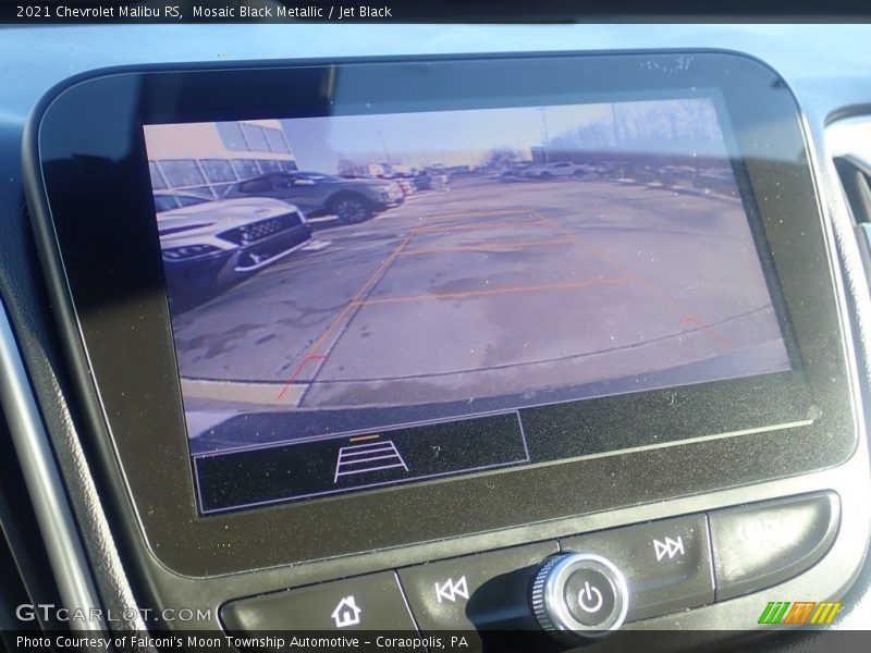 Mosaic Black Metallic / Jet Black 2021 Chevrolet Malibu RS