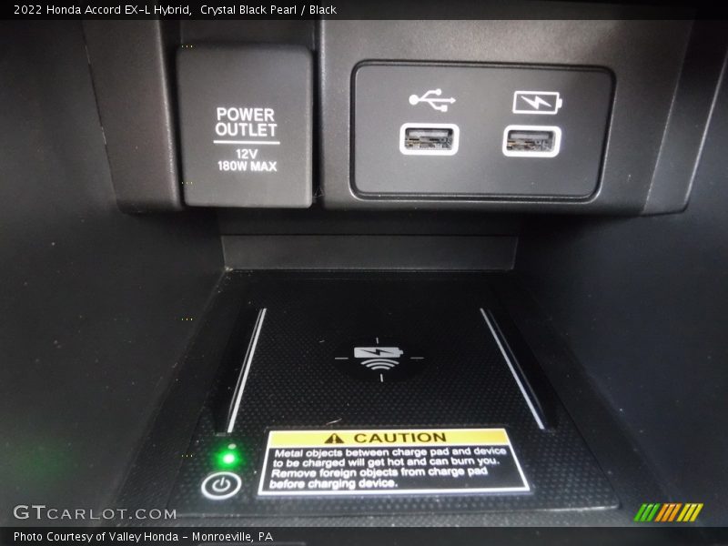 Crystal Black Pearl / Black 2022 Honda Accord EX-L Hybrid