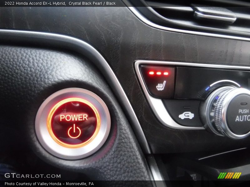 Crystal Black Pearl / Black 2022 Honda Accord EX-L Hybrid