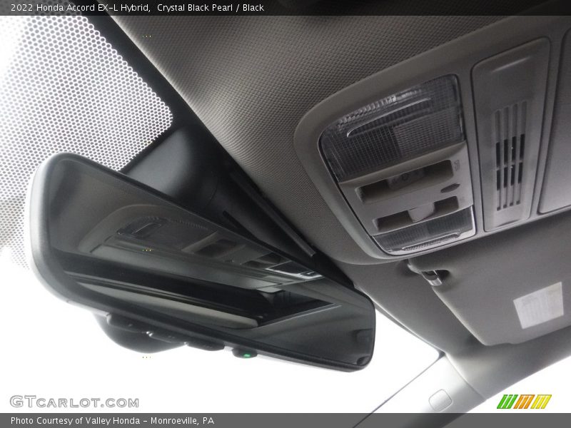 Crystal Black Pearl / Black 2022 Honda Accord EX-L Hybrid