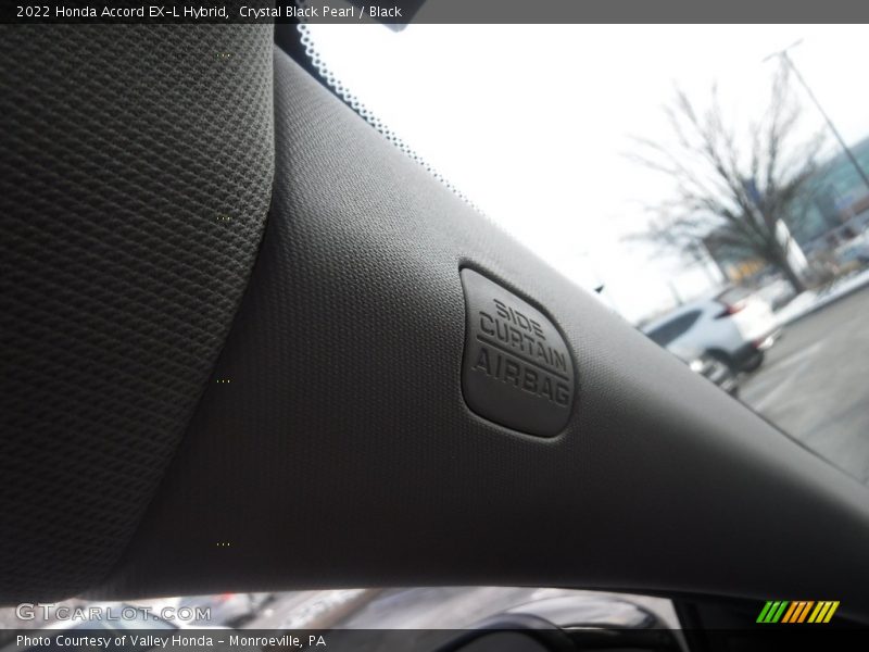Crystal Black Pearl / Black 2022 Honda Accord EX-L Hybrid