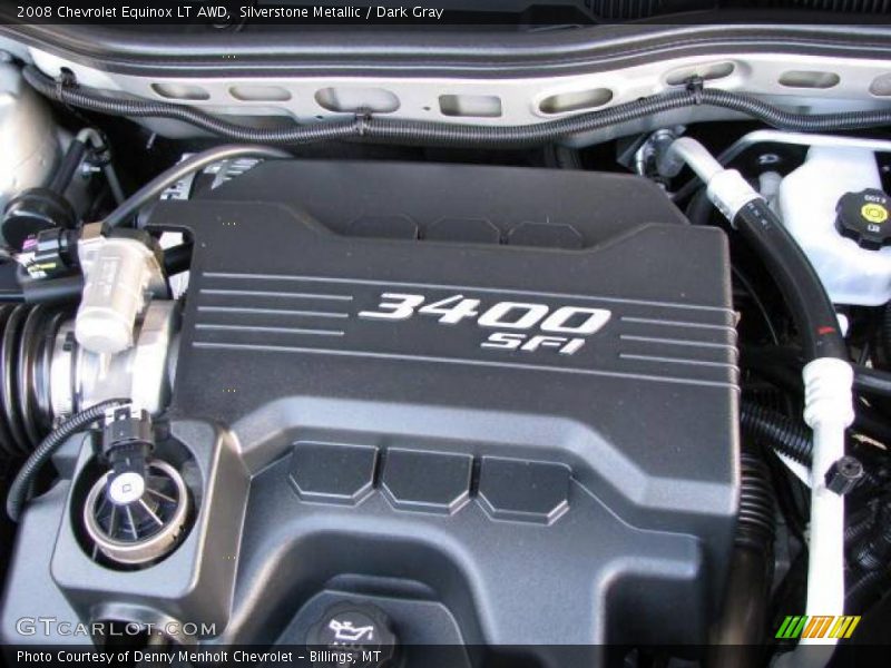 Silverstone Metallic / Dark Gray 2008 Chevrolet Equinox LT AWD