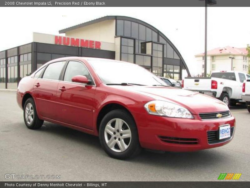 Precision Red / Ebony Black 2008 Chevrolet Impala LS