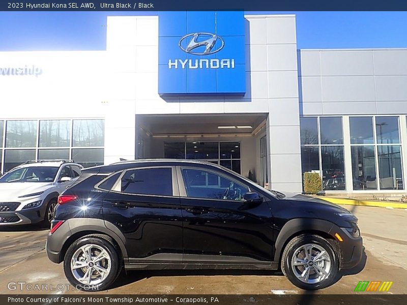 Ultra Black / Black 2023 Hyundai Kona SEL AWD