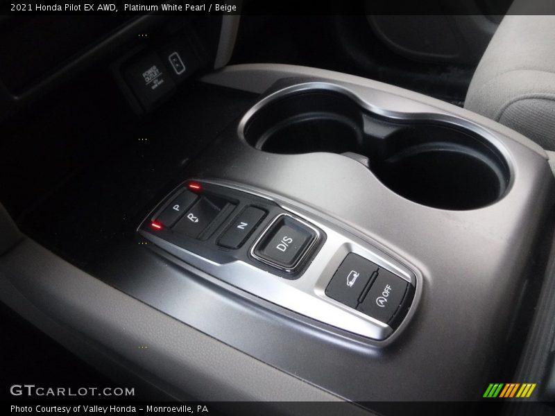  2021 Pilot EX AWD 9 Speed Automatic Shifter