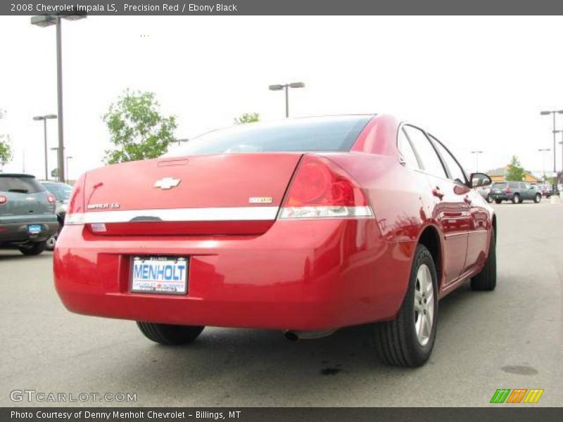 Precision Red / Ebony Black 2008 Chevrolet Impala LS