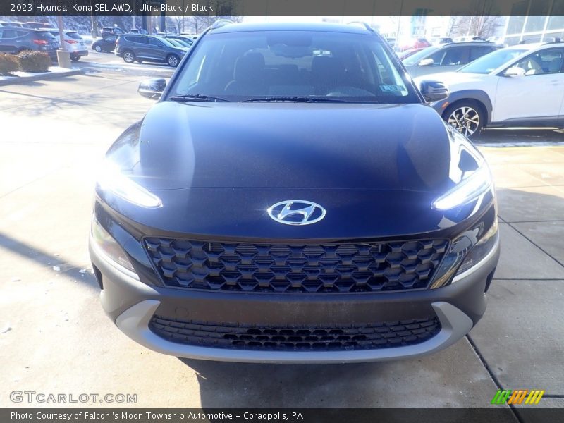 Ultra Black / Black 2023 Hyundai Kona SEL AWD