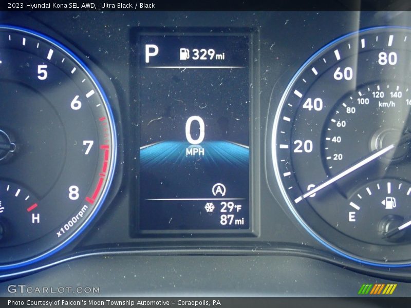 Ultra Black / Black 2023 Hyundai Kona SEL AWD