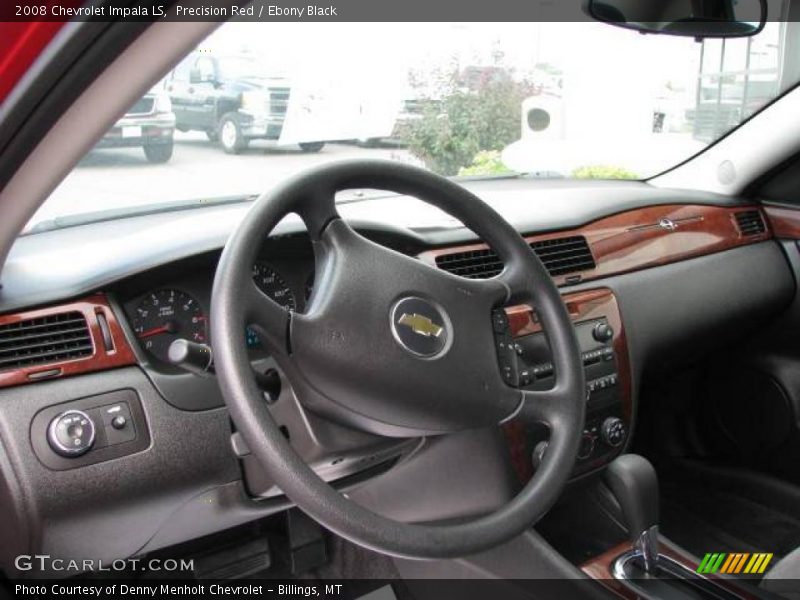 Precision Red / Ebony Black 2008 Chevrolet Impala LS