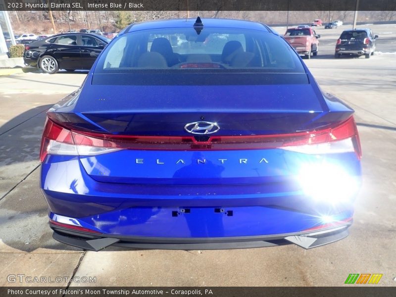 Intense Blue / Black 2023 Hyundai Elantra SEL