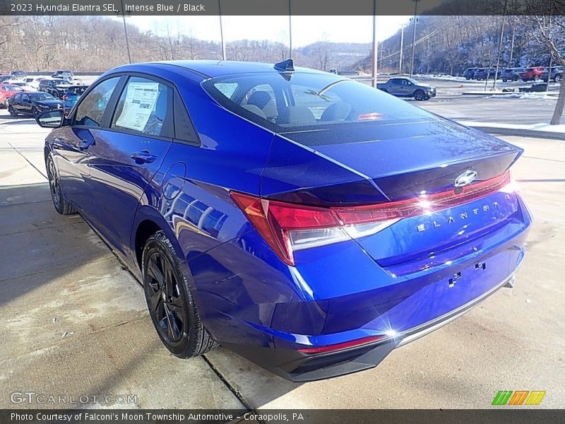 Intense Blue / Black 2023 Hyundai Elantra SEL